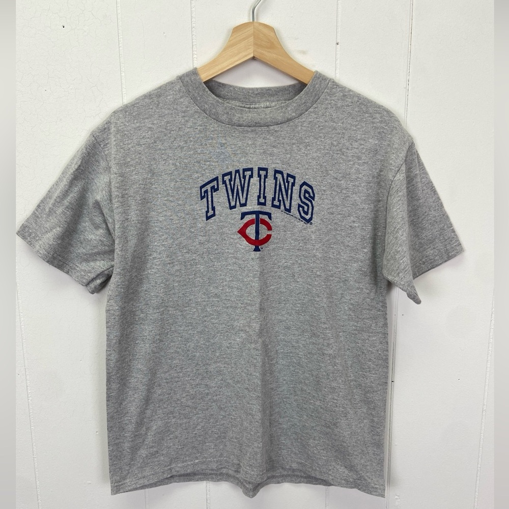 MLB Minnesota Twins Imagewear 2007 Graphic Print T-Shirt Youth Size 14/16